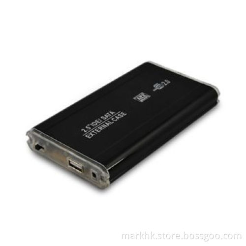 USB2.0 HDD Case with 750GB Capacity and Plug-and-play Function